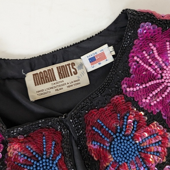 80's Beaded Sequin Cardigan/Jacket - Picture 12 of 13